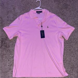 Ralph Lauren Men's Light Pink Polo Shirt